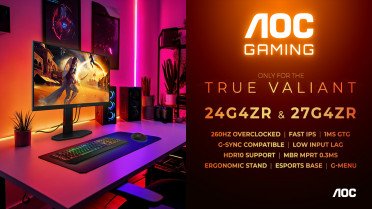 Νέες gaming οθόνες AGON by AOC με ρυθμό ανανέωσης έως 260Hz